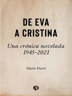 cover image of De Eva a Cristina